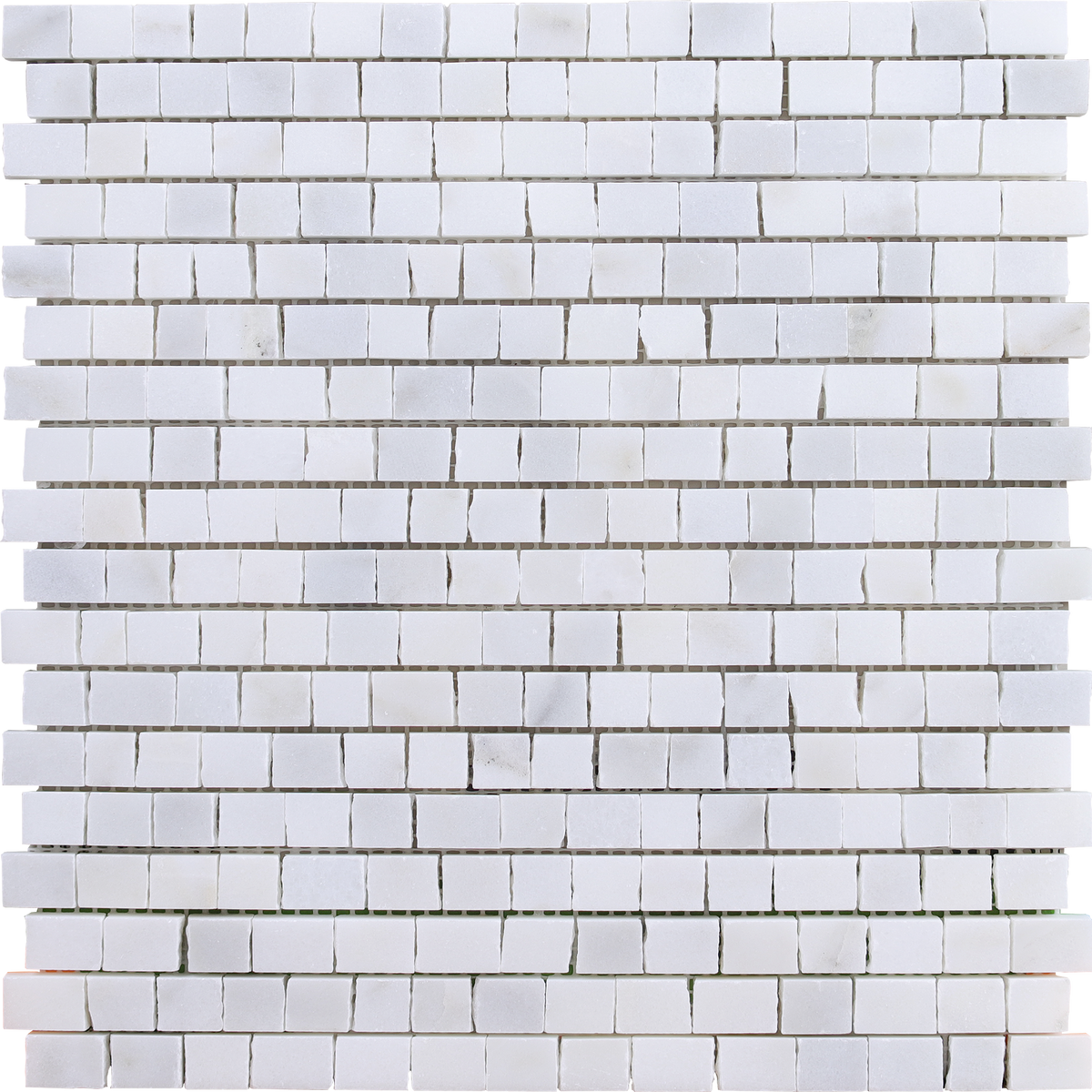 Calacatta Vida Broken Joint Mini Honed Mosaic 