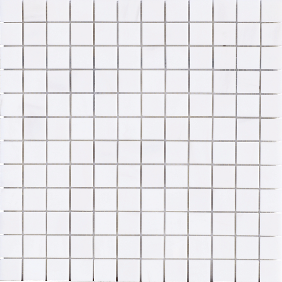 Glacier White 2.5 x 2.5 cm Honed Mosaic 