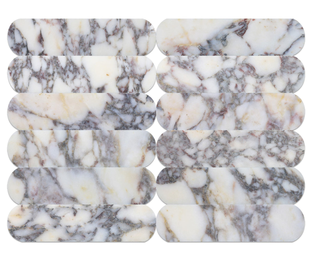 Calacatta Viola Honed Tivoli 5 x 20 x 1 cm Field Tile 