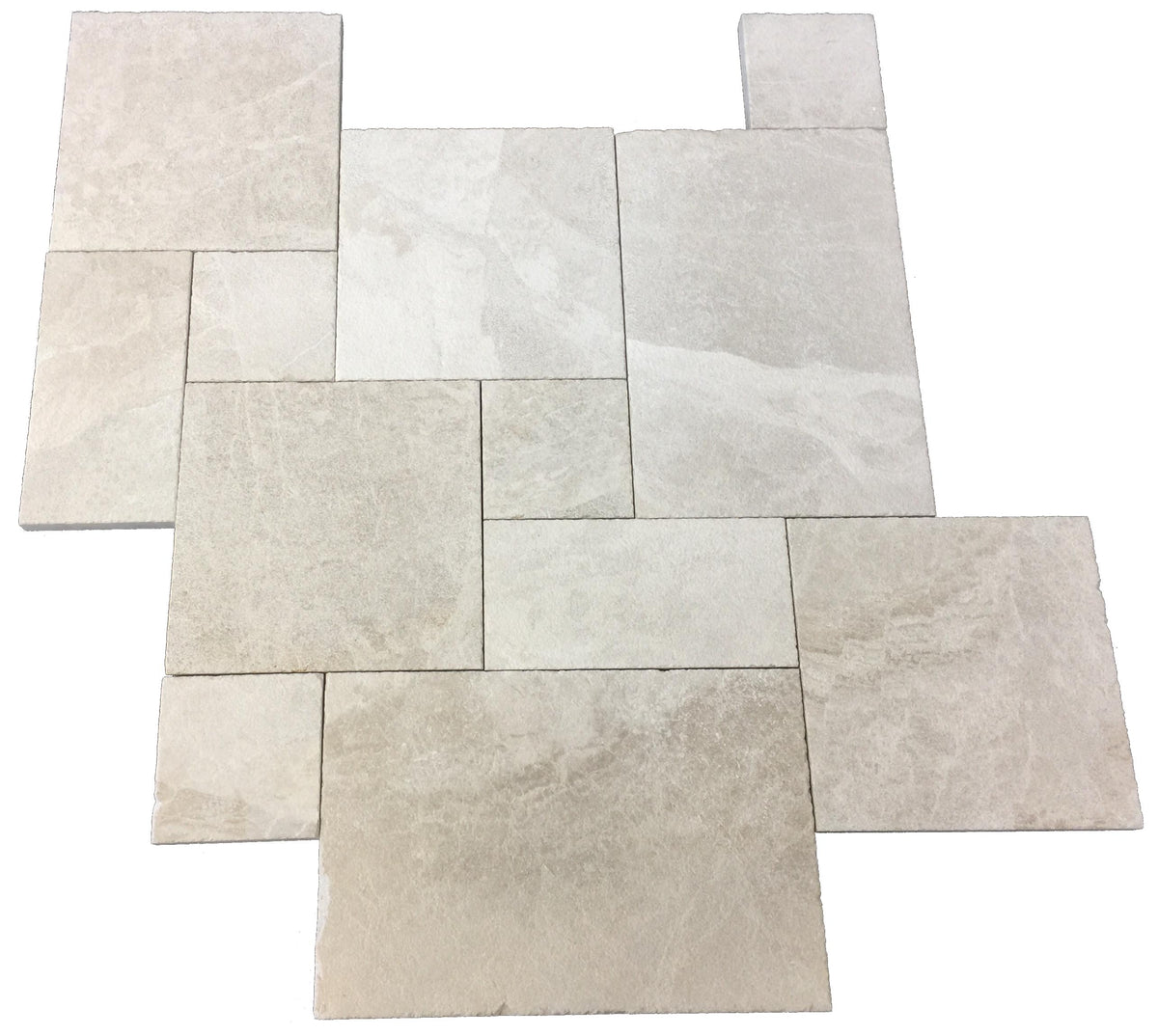 Cream Misto French Pattern 20 x 20 cm, 20 x 40 cm, 40 x 40 cm, 40 x 60 cm Brushed and Chiseled Field Tile 
