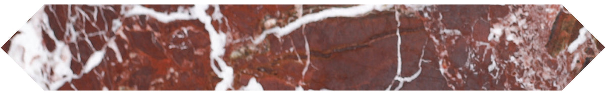 Rosso Levanto Honed Picket 5 x 30 x 1 cm Field Tile 