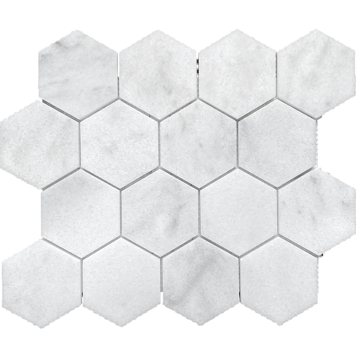 Alba Vera Hexagon 7.5 cm Honed Mosaic 