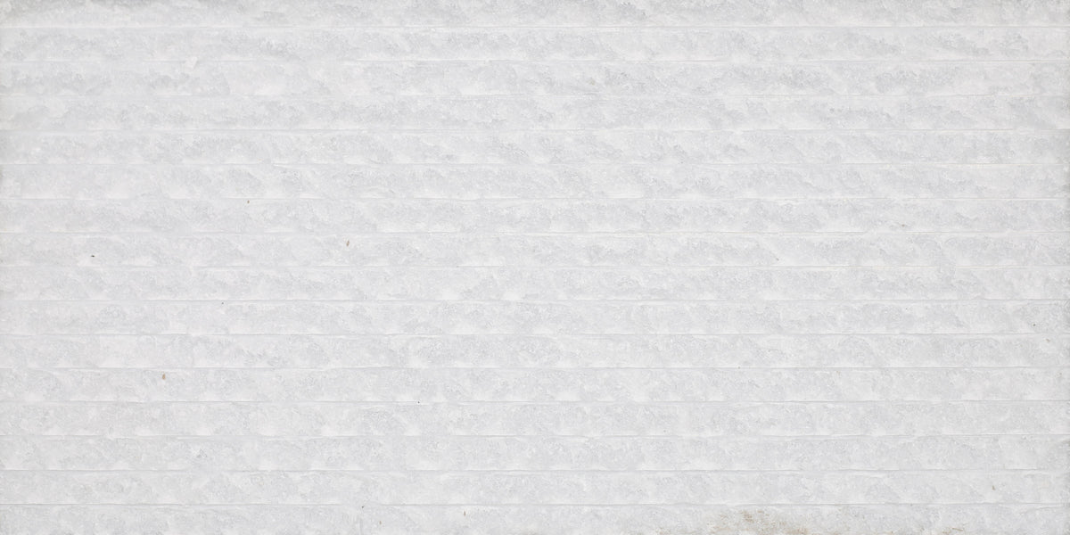 Snow White Rustic Chiseled Small 30 x 60 x 2 cm Field Tile 