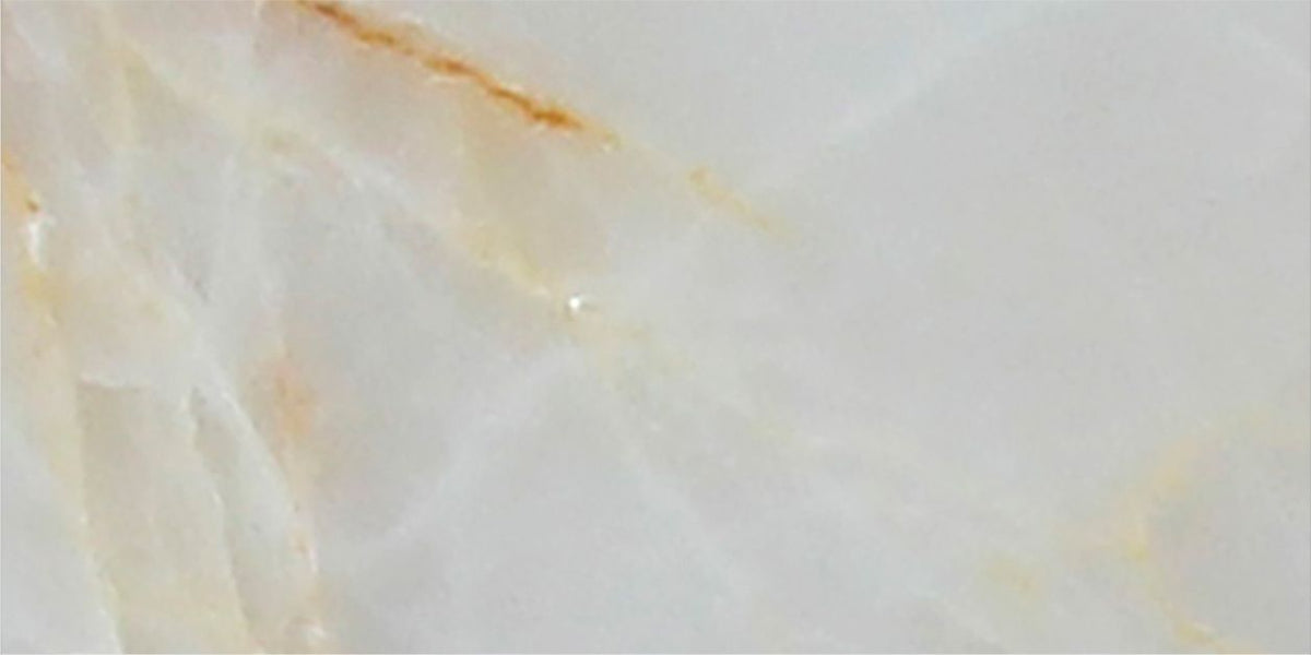 White Onyx Polished 7.5 x 15 x 1 cm Field Tile 