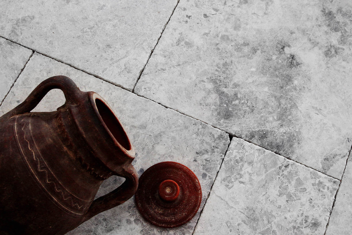 Ocean Grey French Pattern 20 x 20 cm, 20 x 40 cm, 40 x 40 cm, 40 x 60 cm Brushed and Chiseled Field Tile 
