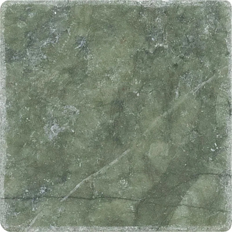 Verde Ming Tumbled 7.5 x 7.5 x 1 cm Field Tile 