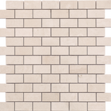 Aero Cream 2.5 x 5 cm Polished Mosaic