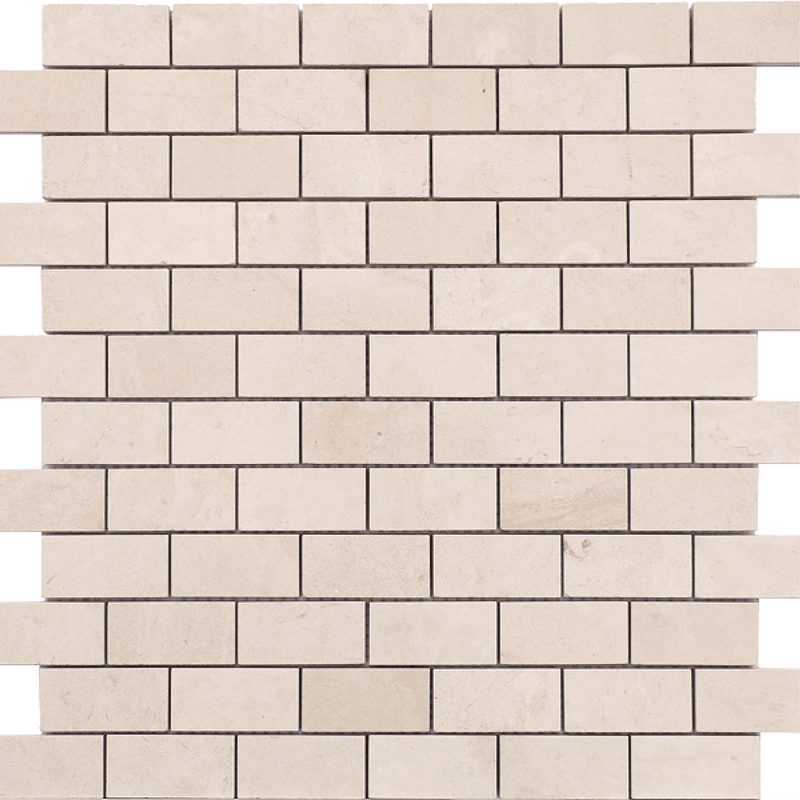 Aero Cream 2.5 x 5 cm Polished Mosaic