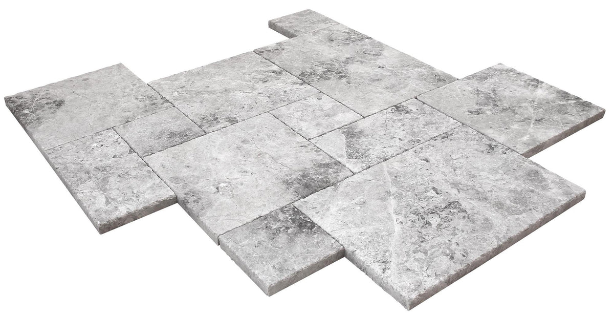Ocean Grey French Pattern 20 x 20 cm, 20 x 40 cm, 40 x 40 cm, 40 x 60 cm Brushed and Chiseled Field Tile 