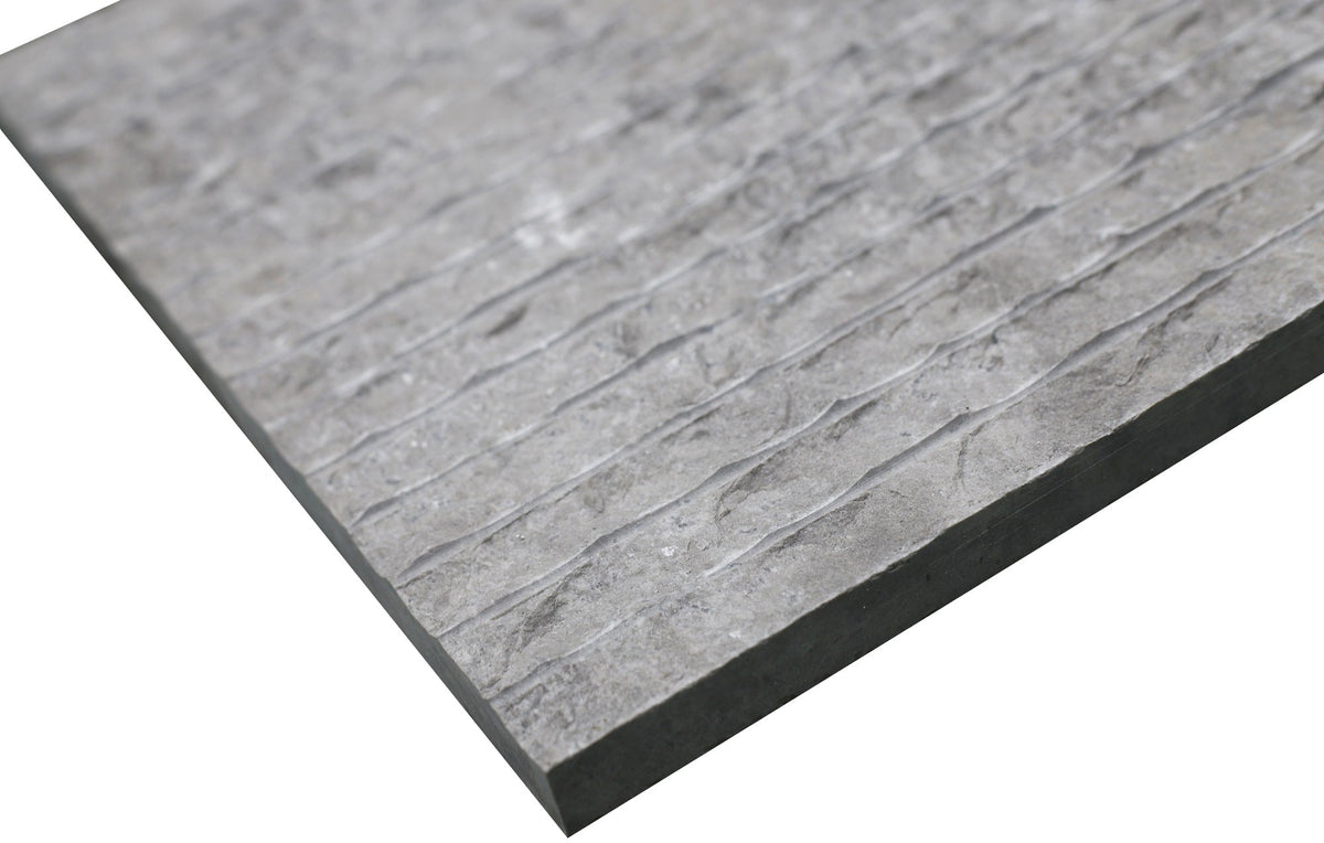 Tundra Blue Rustic Chiseled Small 30 x 60 x 2 cm Field Tile 