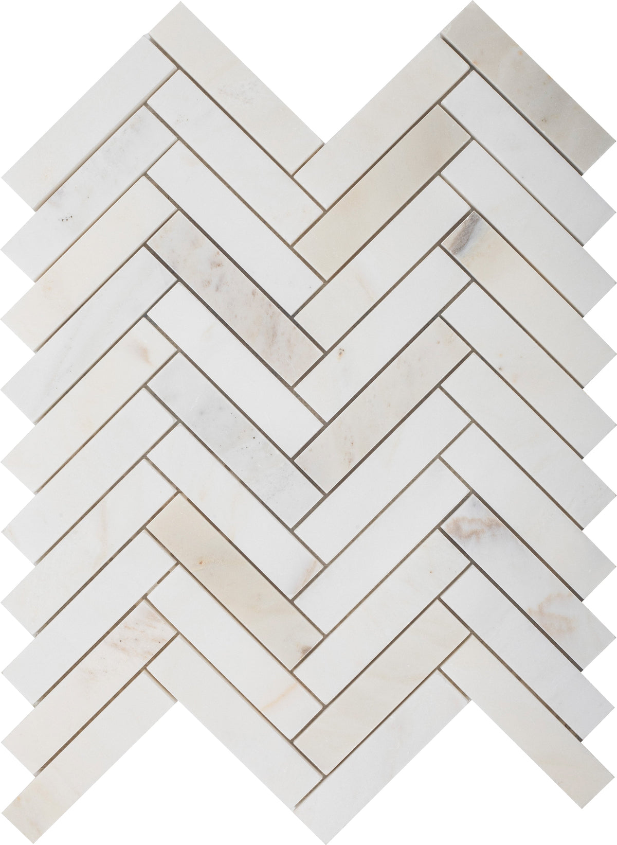 Cremo Delicato Herringbone 2.5 x 10 cm Honed Mosaic 