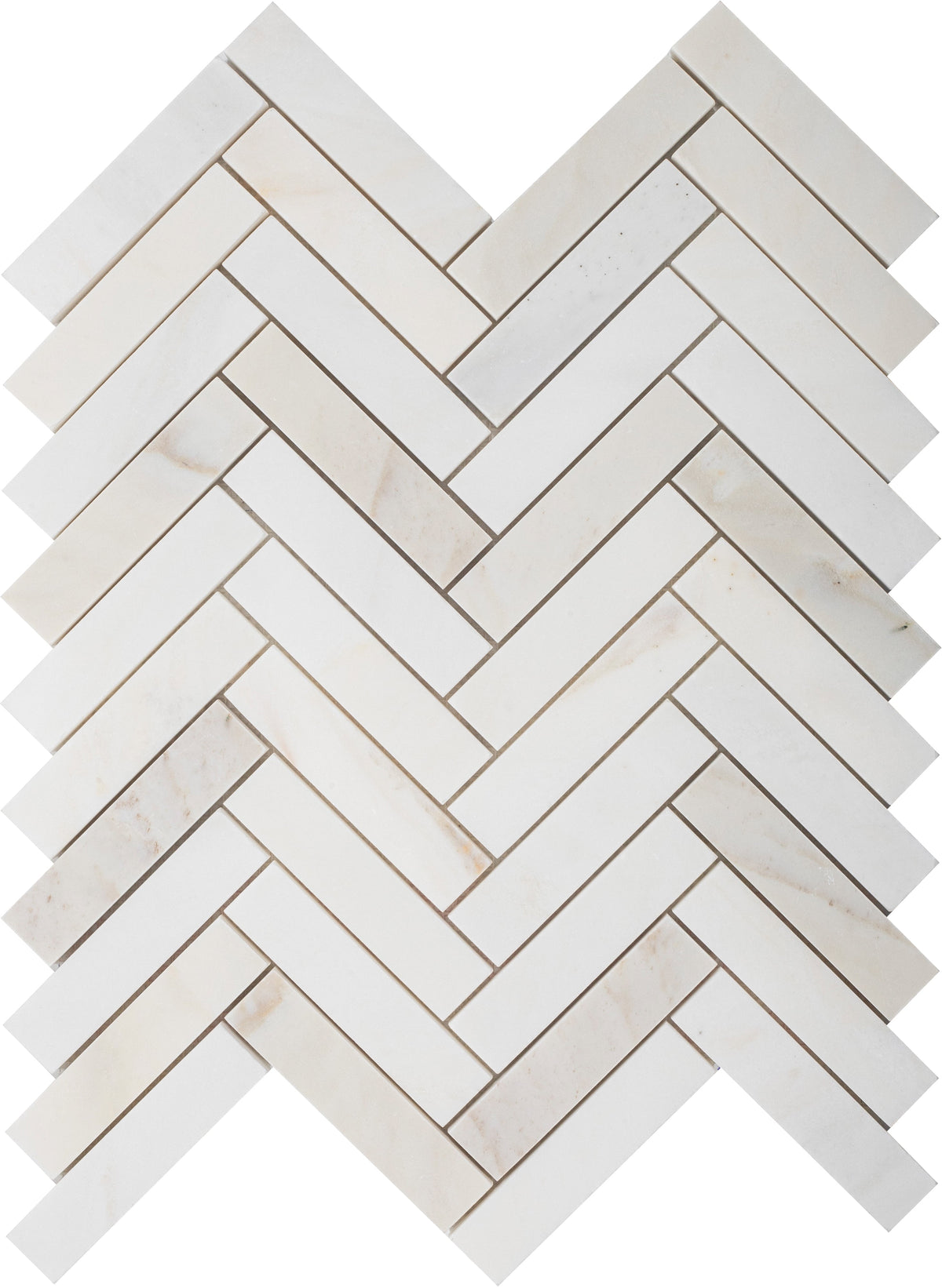 Cremo Delicato Herringbone 2.5 x 10 cm Honed Mosaic 
