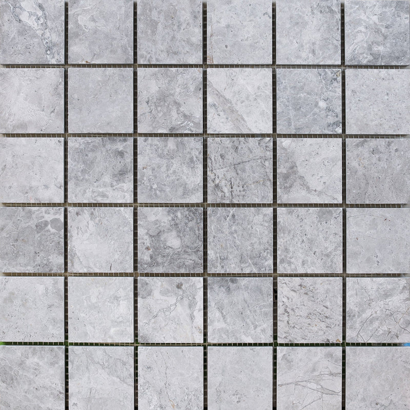 Tundra Blue 5 x 5 cm Honed Mosaic
