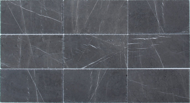 Mount Grey Plain Brushed and Chiseled 30 x 60 x 1.25 cm Field Tile