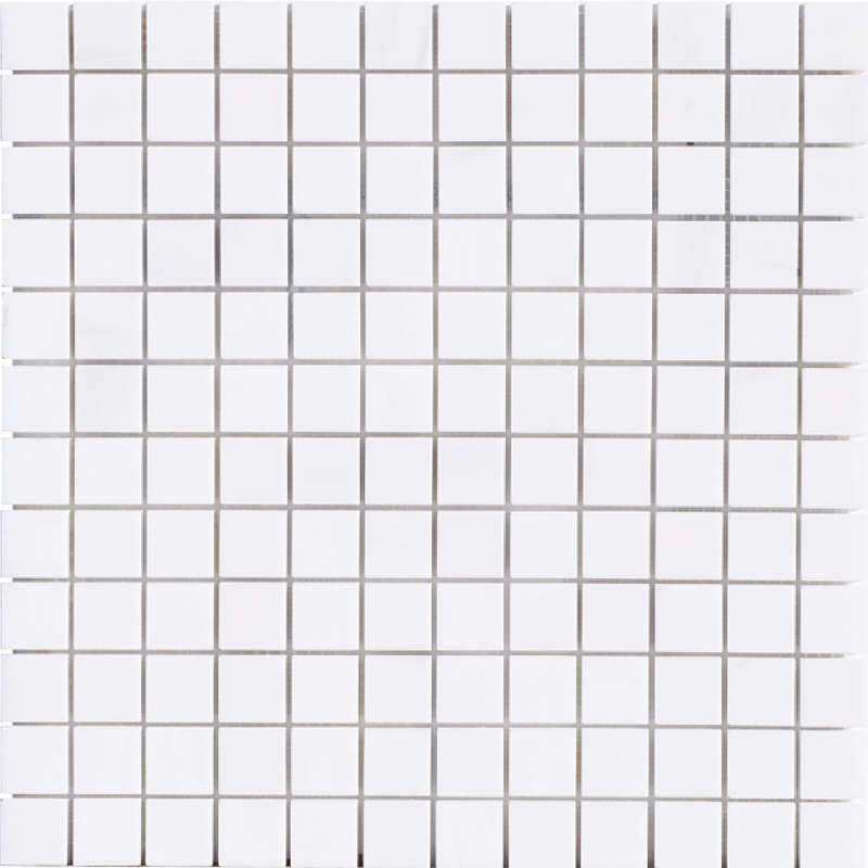 Glacier White 2.5 x 2.5 cm Polished Mosaic