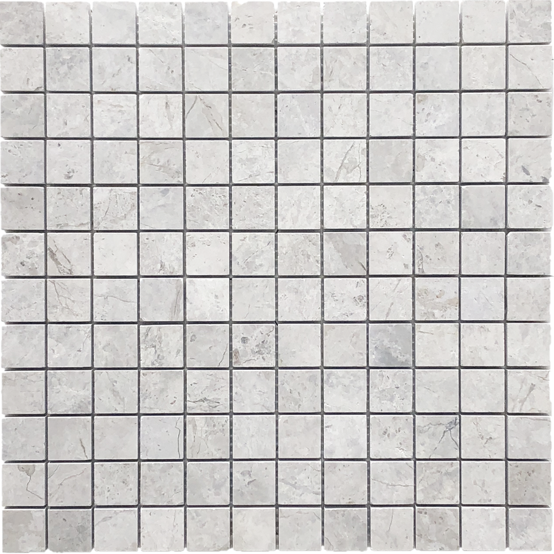 Tundra Grey 2.5 x 2.5 cm Honed Mosaic
