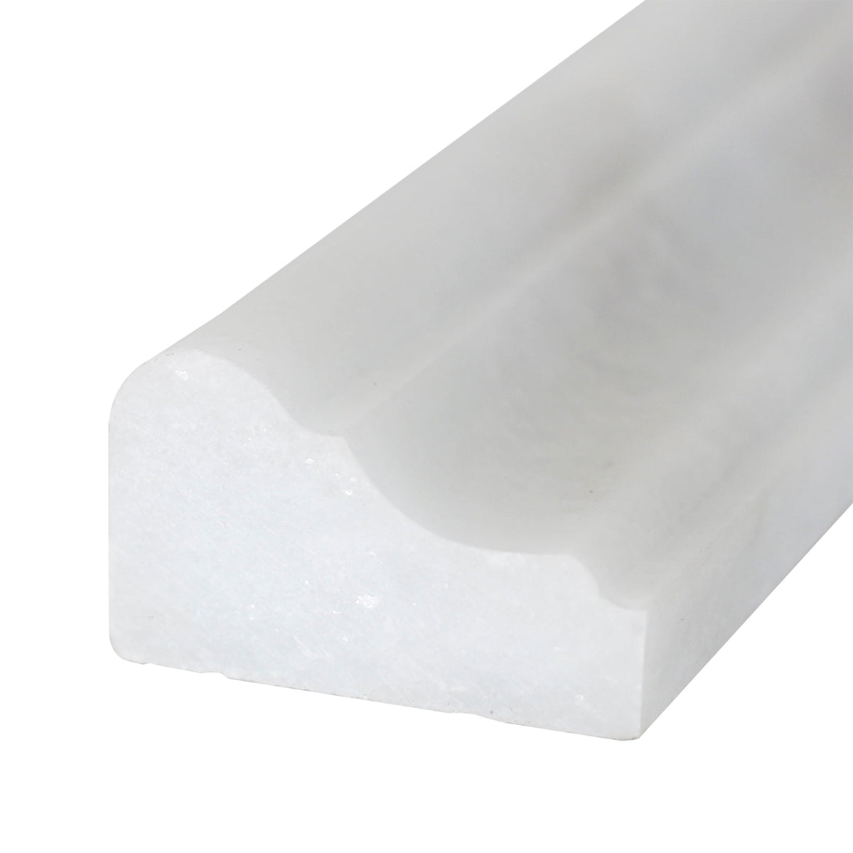 Snow White Polished Cornice  Molding 