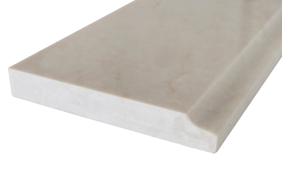 Crema Ella Polished Threshold Double Side Beveled 10 x 90 cm  Molding 