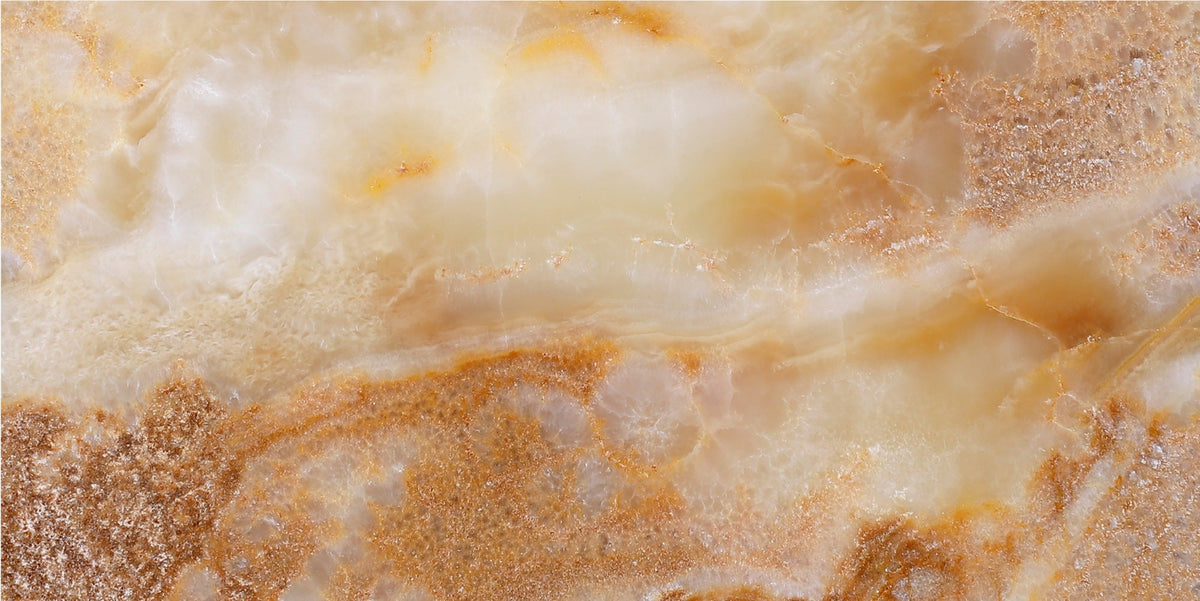 Amber Onyx Polished 15 x 30 x 1 cm Field Tile 