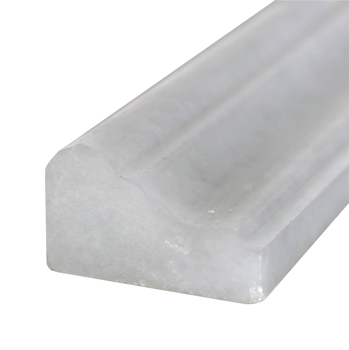 Snow White Honed Cornice  Molding 