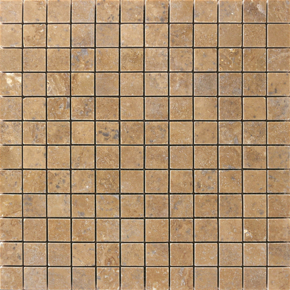 Noce Dark CC 2.5 x 2.5 cm Honed Mosaic 