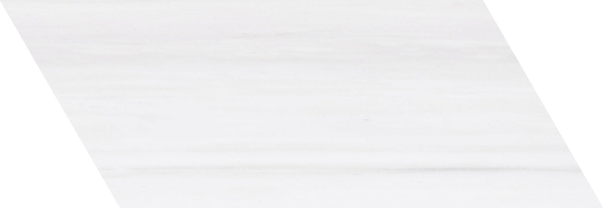 Glacier White Honed Swan Left  x 1 cm Field Tile 