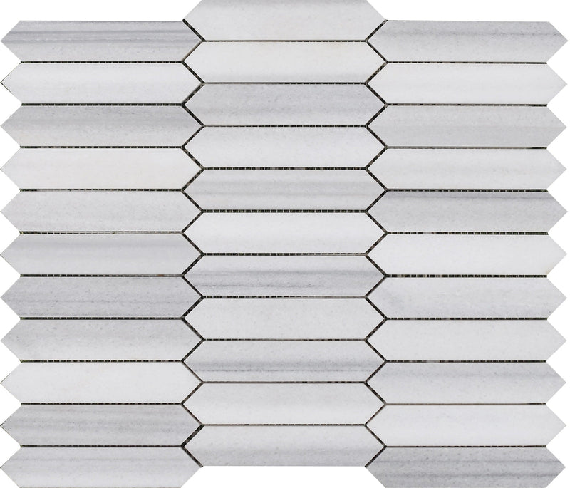 Mink Picket 2.5 x 10 cm Honed Mosaic
