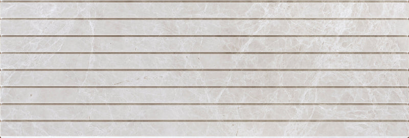 Vanillish Pearl Honed Groove 15 x 60 x 1.25 cm Field Tile