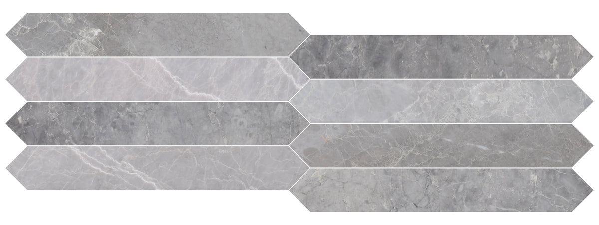 Earth Grey Honed Picket 5 x 30 x 1 cm Field Tile 