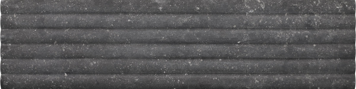 Belgian Blue Honed Flute-Out 15 x 60 x 1.25 cm Field Tile 