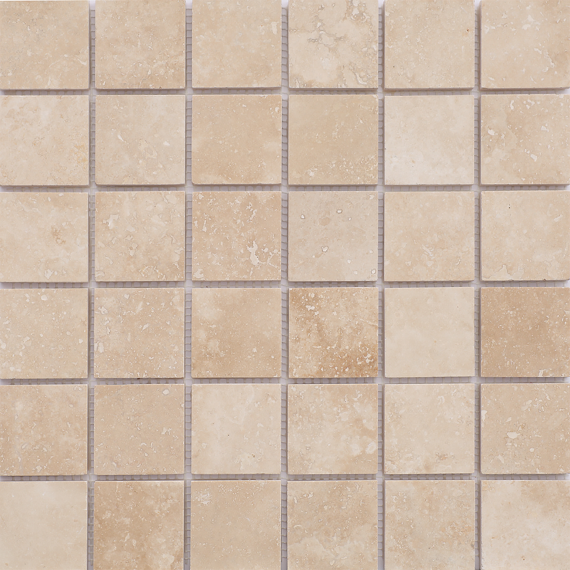 Classic Light CC 5 x 5 cm Honed Mosaic