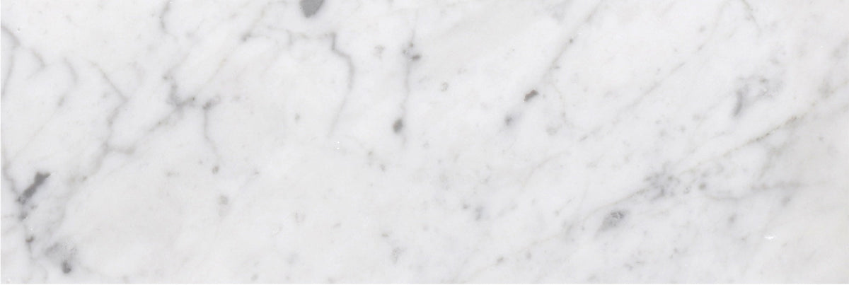 Bianco Carrara Honed 10 x 30 x 1 cm Field Tile 