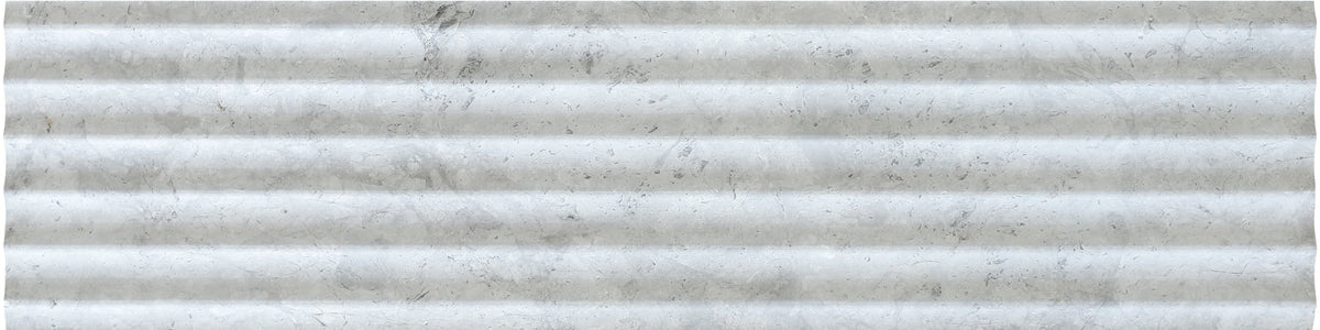Tundra Grey Honed Flute-In 15 x 60 x 1.25 cm Field Tile 